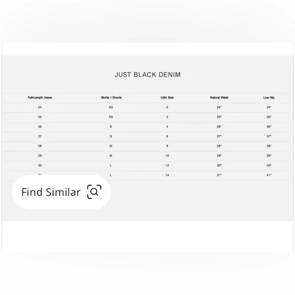 NWT Just Black Women's High Rise Utility Wide Leg - Off-White Jeans, Size 24 - Picture 7 of 7